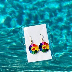 Y2k colorful flower earrings 💫